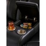 Caveman Den Power Reclining Loveseat with Console - Image 9
