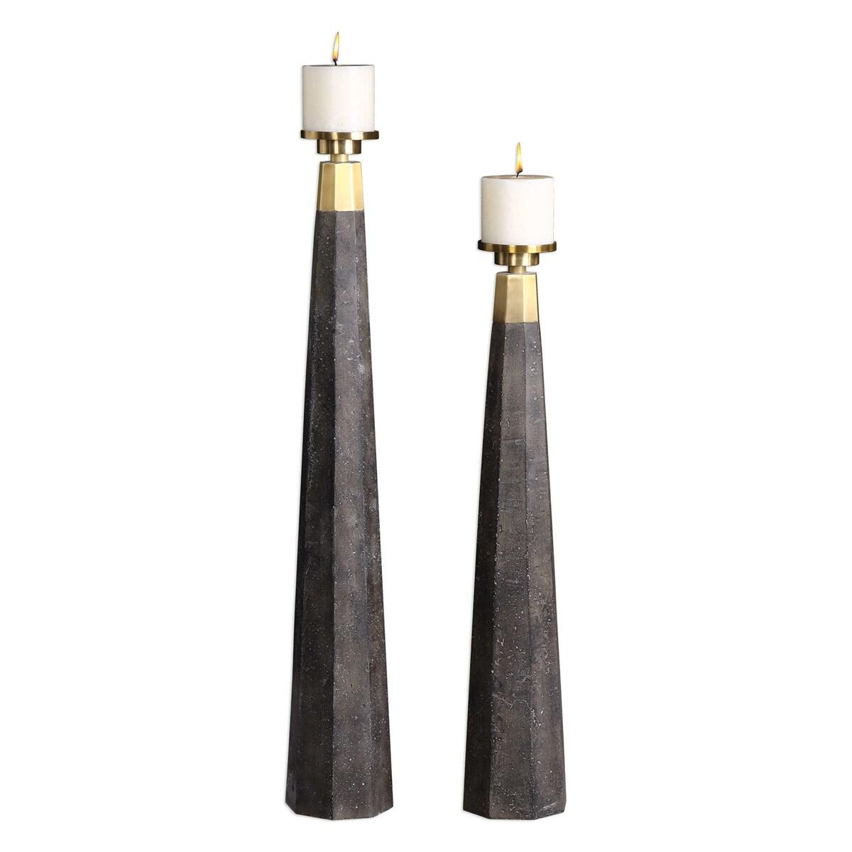 Pons Candleholders, S/2 Pons Candleholders, S/2