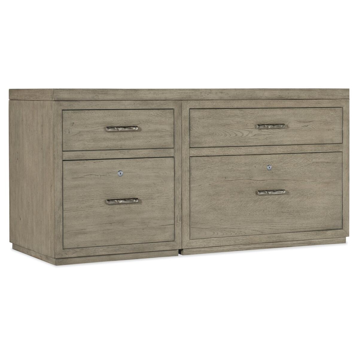 LinvleFals Linville Falls 60" Credenza with File and Lateral File LinvleFals Linville Falls 60" Credenza with File and Lateral File