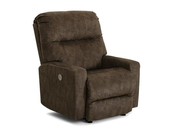 Power Tilt Headrest Space Saver Recliner - Fabric - Kenley