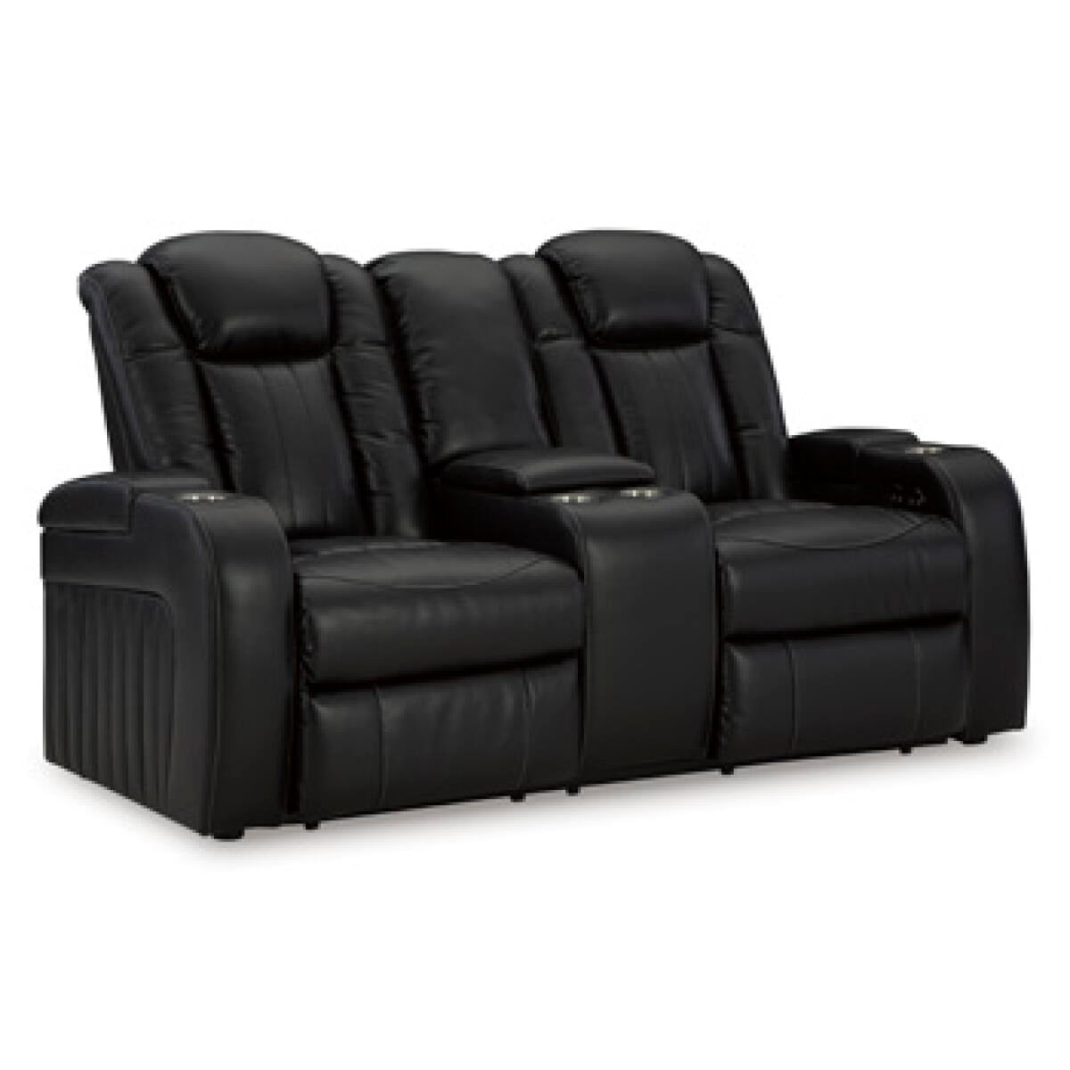 1aa8637e3012c3cd64aab295236aa481 Caveman Den Power Reclining Loveseat with Console - Image 1
