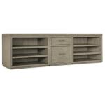 LinvleFals Linville Falls 96" Credenza with File and Two Open Desk Cabinets Credenza