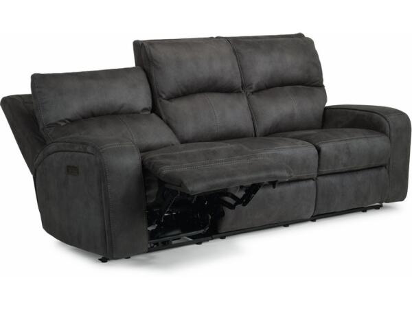 Nirvana Fabric Power Reclining Sofa with Power Headrests