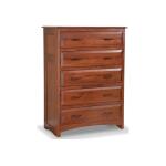 Simplicity Queen Captain's Bed w/ Bookcase Headboard and Low Footboard
