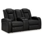 Caveman Den Power Reclining Loveseat with Console - Image 2