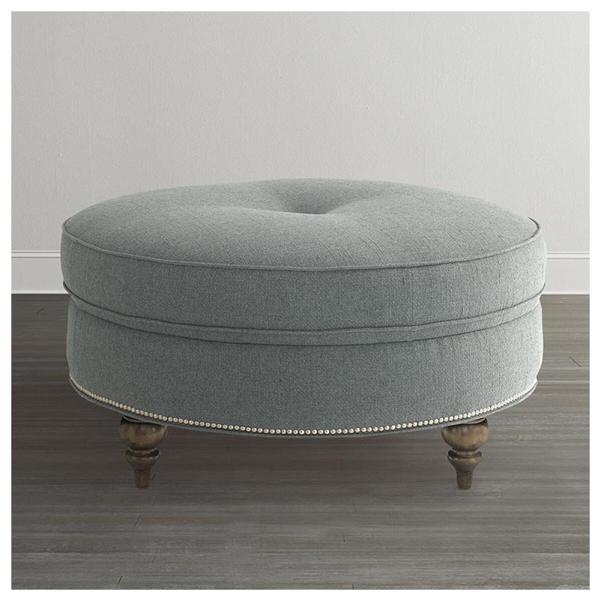 Custom Round Ottoman Custom Round Ottoman