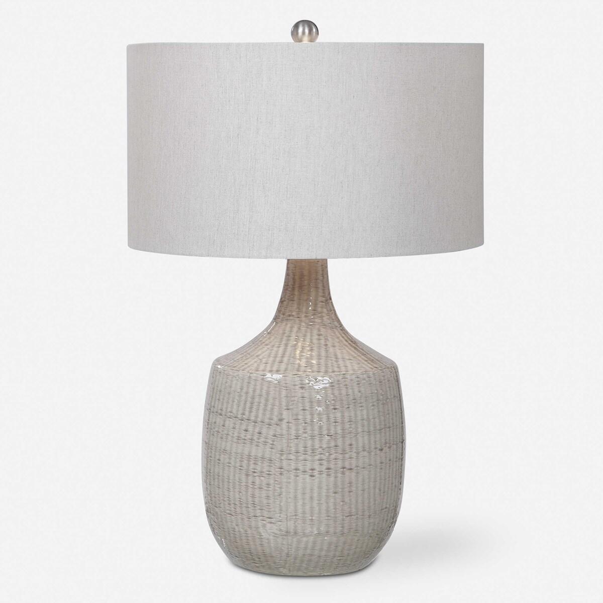 Felipe Table Lamp, Light Gray Felipe Table Lamp, Light Gray