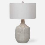 Felipe Table Lamp, Light Gray