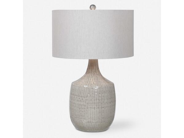 Felipe Table Lamp, Light Gray