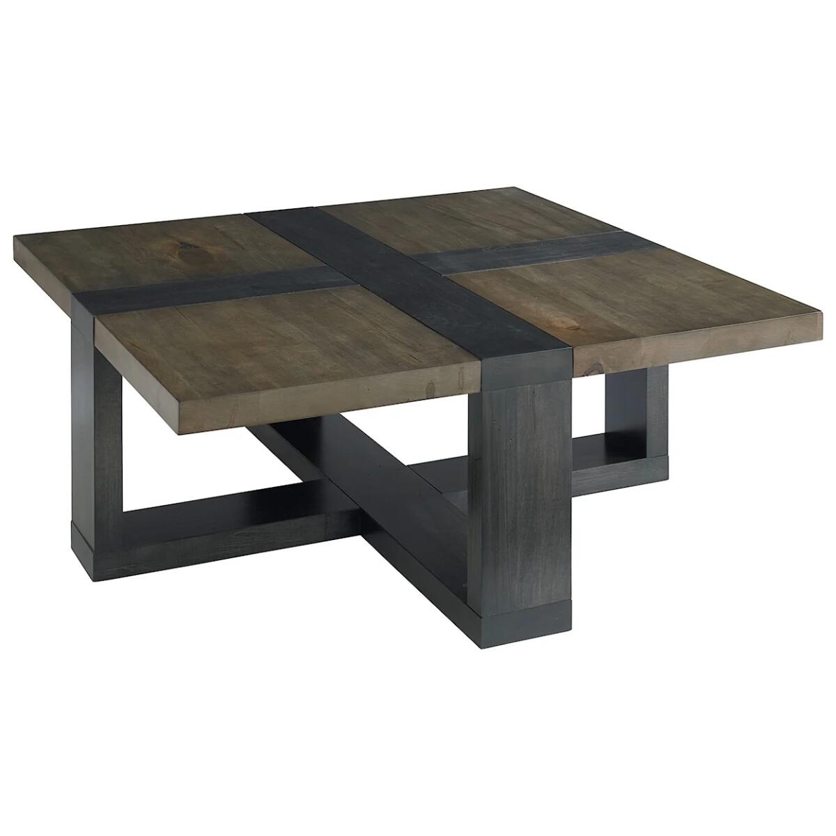 42" Square Customizable Solid Maple Wood Cocktail Table 42" Square Customizable Solid Maple Wood Cocktail Table