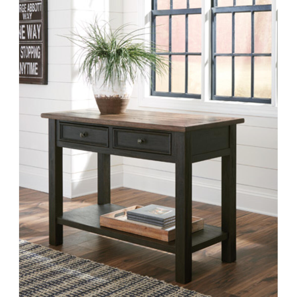 42bc3e13ca1ce123800fad1b383f2248 Tyler Creek Sofa/Console Table - Image 1