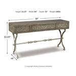 Quinnland Sofa/Console Table