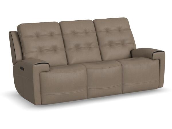 Iris Power Reclining Sofa with Power Headrests