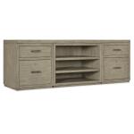 LinvleFals Linville Falls 72" Credenza with Two Open Desk Cabinets