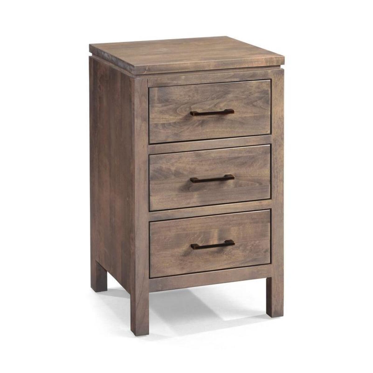 Shaker 3 Drawer Nightstand Shaker 3 Drawer Nightstand - Image 1