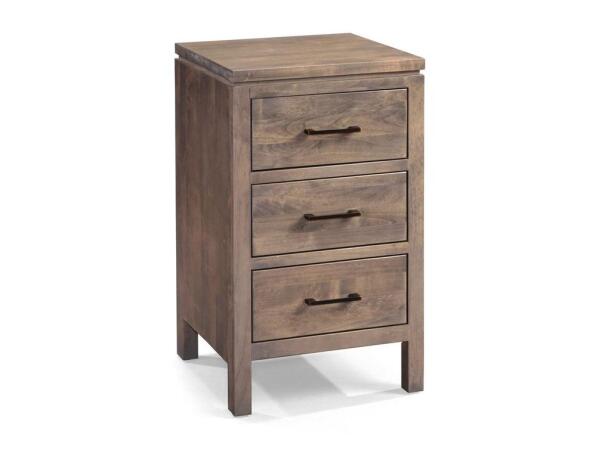 Shaker 3 Drawer Nightstand