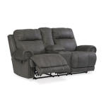 Austere Reclining Loveseat with Console