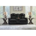 Caveman Den Power Reclining Loveseat with Console - Image 3