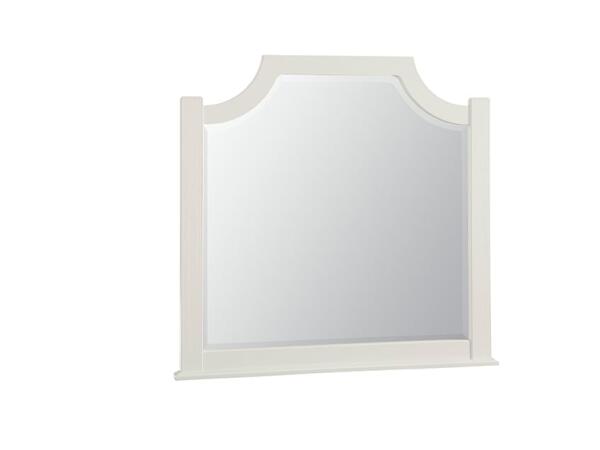 Maple Road Two-Tone Scalloped Mirror