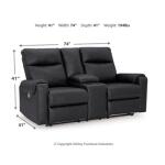 Axtellton Power Reclining Loveseat with Console - Image 5