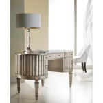 Melange Melange Fluted Kidney Desk