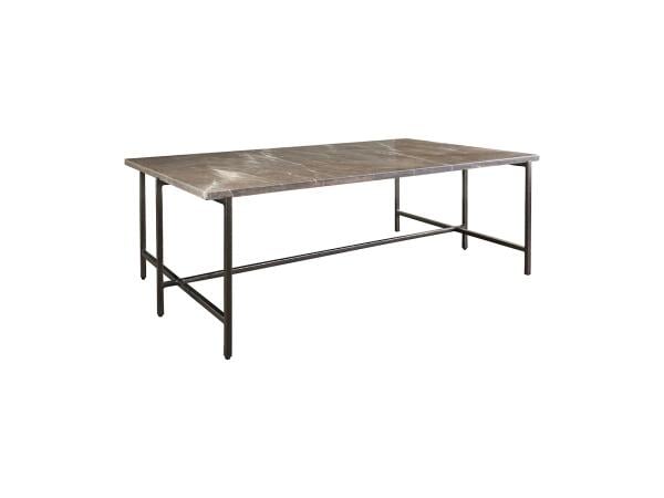 Contemporary Cocktail Table with Marble Top