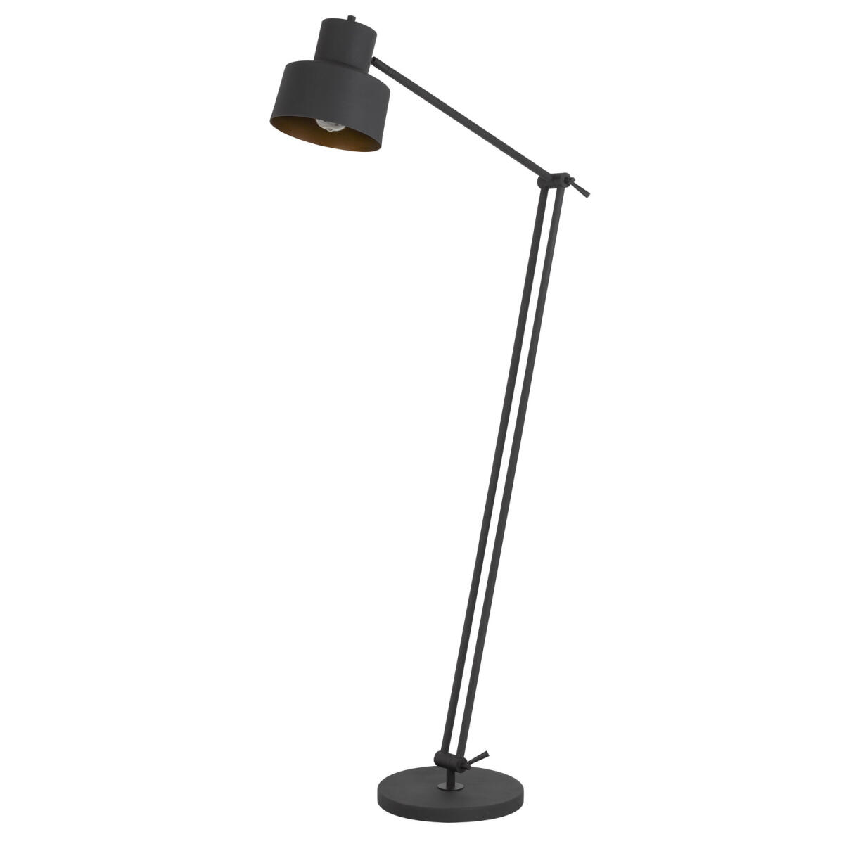 60W Davidson Metal Floor Lamp With Weighted Base 60W Davidson Metal Floor Lamp With Weighted Base