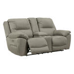 Austere Reclining Loveseat with Console