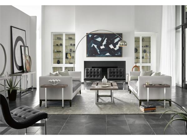 Modern Wyatt Round End Table - Image 2