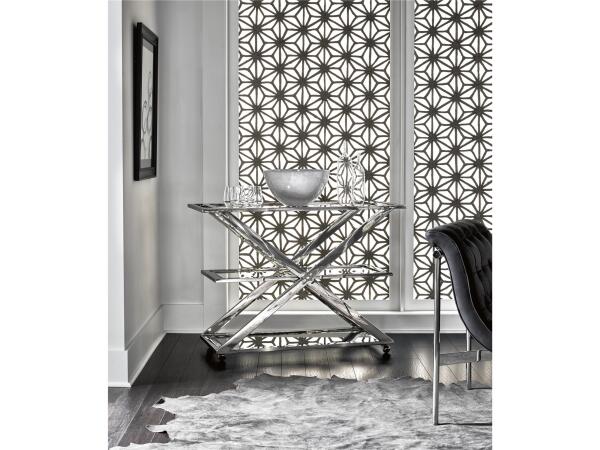 Modern Draper Bar Cart