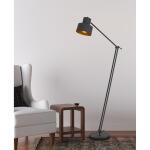 60W Davidson Metal Floor Lamp With Weighted Base