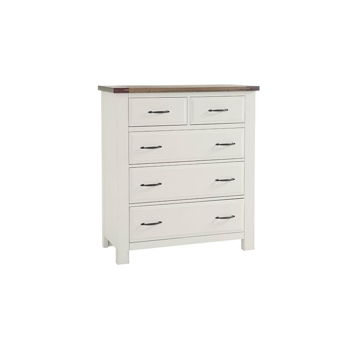 Maple Road Two-Tone Chest - 5 Drawer Maple Road Two-Tone Chest - 5 Drawer