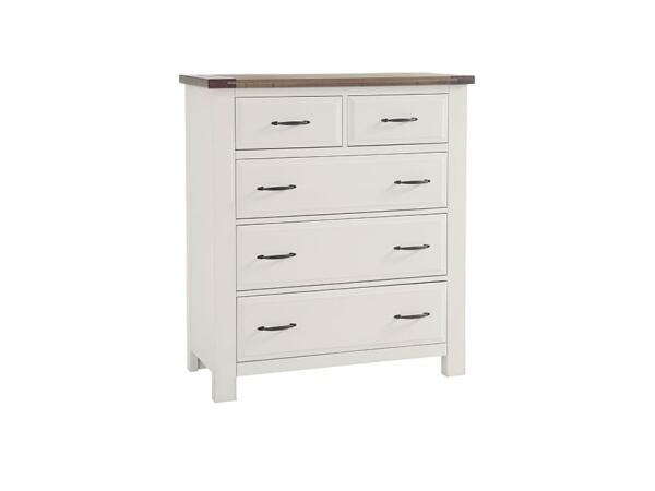 Maple Road Two-Tone Chest - 5 Drawer