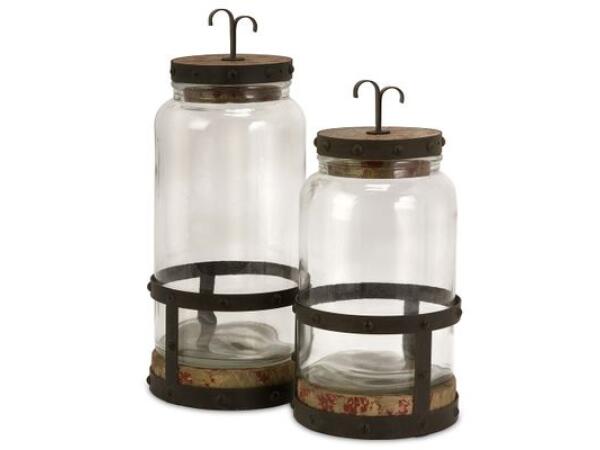 Sloan Lidded Canisters (Set of 2)
