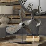 Propeller Sculptures Set of 2