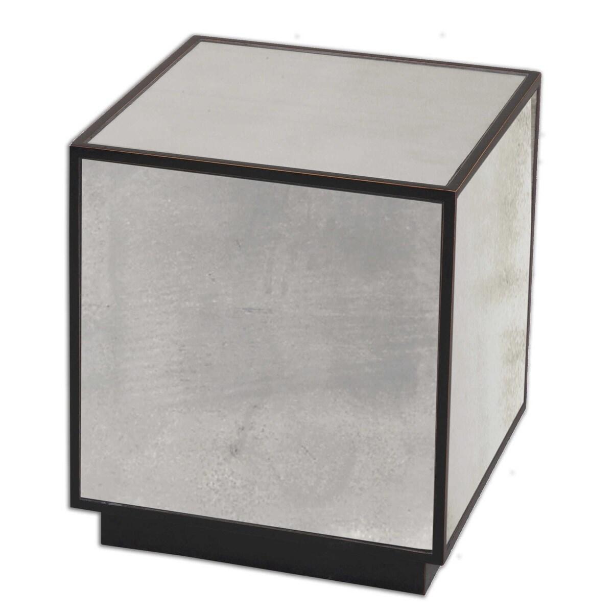 Matty Mirrored Cube Table Matty Mirrored Cube Table