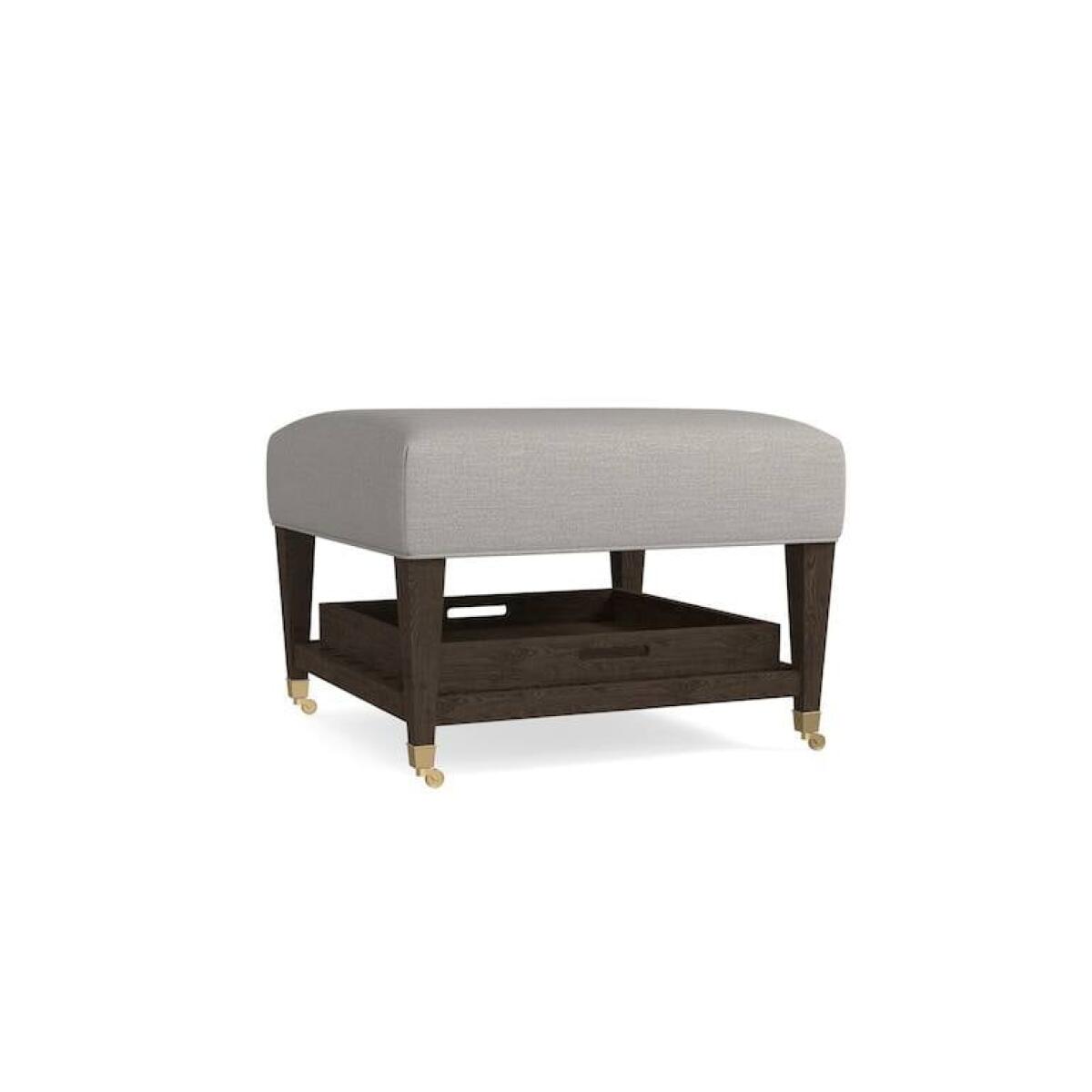 Kara Square Ottoman with Trays Kara Square Ottoman with Trays