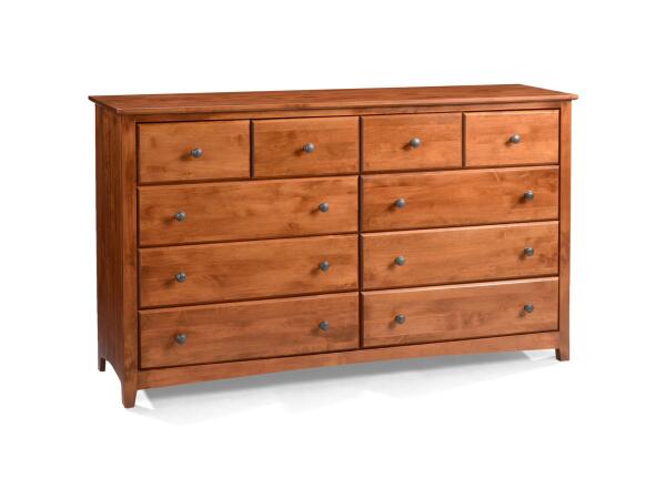 Shaker 10 Drawer Dresser