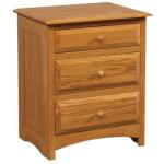 Simplicity 3 Drawer Nightstand