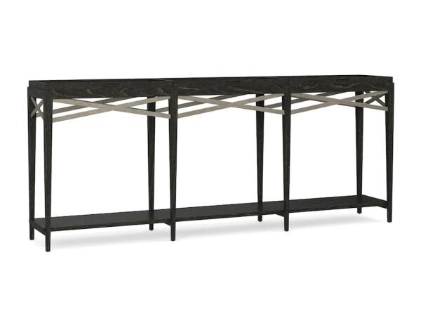 Woodridge Console Table in Cavern Black