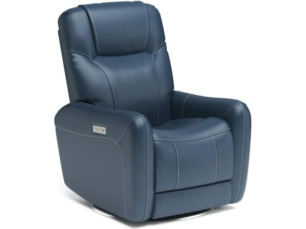 Degree Swivel Power Recliner with Power Headrest and Lumbar - Image 2