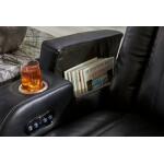 Caveman Den Power Reclining Loveseat with Console - Image 11