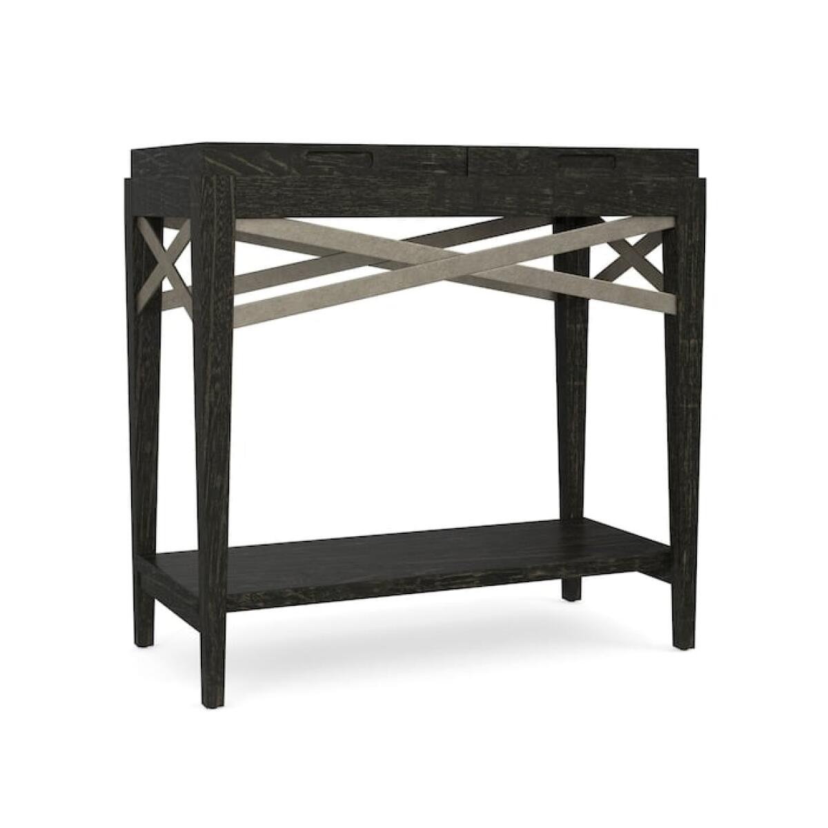 Woodridge Chairside Table in Cavern Black Woodridge Chairside Table in Cavern Black - Image 1