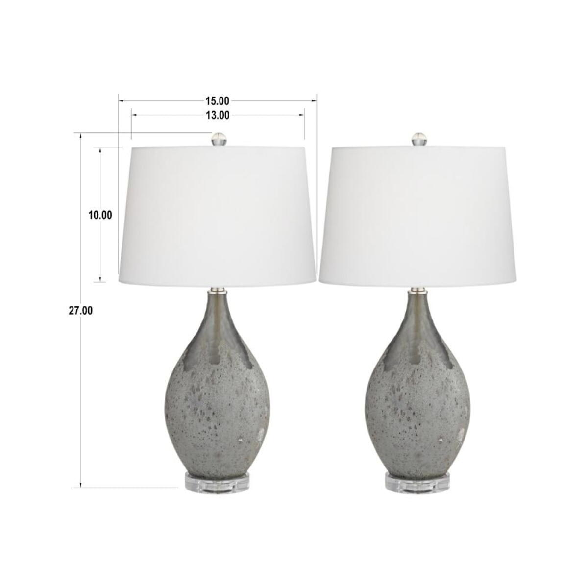 Pacific Coast Lighting 32F01 Volcanic Shimmer Table Lamp Set of 2 Pacific Coast Lighting 32F01 Volcanic Shimmer Table Lamp Set of 2