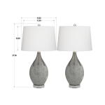 Pacific Coast Lighting 32F01 Volcanic Shimmer Table Lamp Set of 2