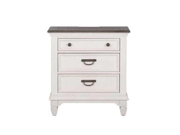 Allyson Night Stand w/ Charging Station