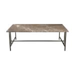 Contemporary Cocktail Table with Marble Top