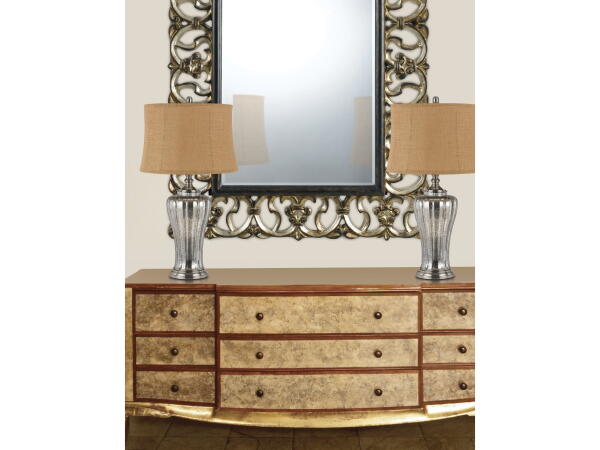 BO-2364TB 1-Light Pedestal Base Table Lamp (Set of 2)