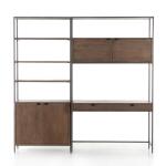Trey Modular Wall Desk With 2 Bookcases