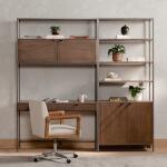 Trey Modular Wall Desk With 1 Bookcase - Image 3